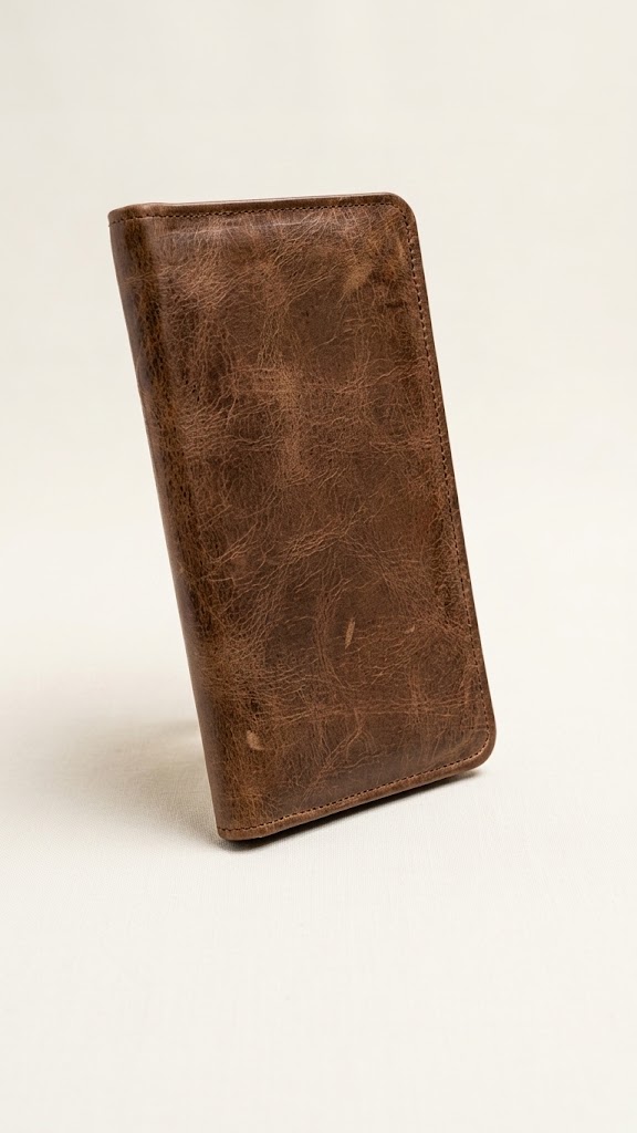 Coat Wallet 01 — handmade wallets & card holders by SKIN UP leather manufacturers, Lahore
